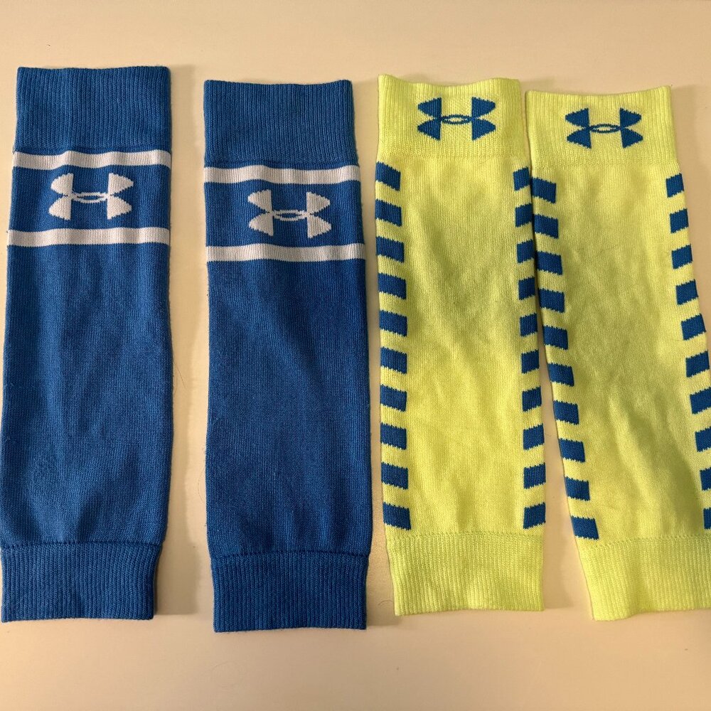 Two Pairs of Women's Under Armour Leg Warmers